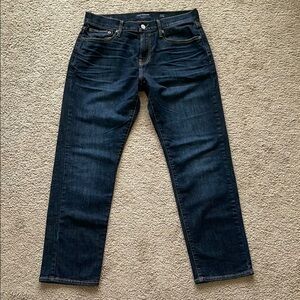 Lucky Brand Men’s 221 Straight Jeans 31W 30L Barite Dark Wash Denim Pants Preppy